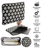 Notebook Laptop Macbook Çantası 15.6" inç - 800-DÜZ Papatya Desenli