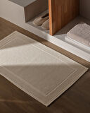 Barres Banyo Paspası - Bej - 60 x 100 cm