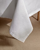 Lavinia Masa Örtüsü - Beyaz - 160x300 cm