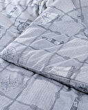 Etretat Çift Kişilik Pamuklu Jakarlı Nevresim Takımı - Lacivert