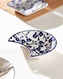 Rêve Bleu Ange New Bone China Servis Tabağı - 15 cm - Mavi/Beyaz