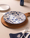 Rêve Bleu Fleur Servis Tabağı 25 cm
