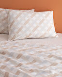 Danton King Size %100 Pamuk Karde Baskılı Pike Takımı - Bej