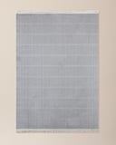 Crochet Halı - Gri - 80x150 cm