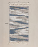 Grania Saçaklı Halı - Gri - 80x150 cm