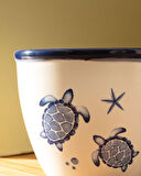 Marine Ocean 2'li Kupa Seti - Mavi/Beyaz - 245 ml