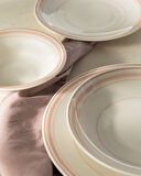 Moulin 6 Kişilik 24 Parça Yemek Takımı - Beyaz/Turuncu