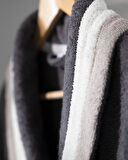 Raina Pamuklu Kadın Bornoz - Gri - Lüks Koleksiyon