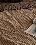 Vincent Çift Kişilik Wellsoft Comforter Set - Bej