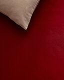 Manon King Size Plus %100 Pamuk Ranforce Lastiksiz Çarşaf - Kırmızı
