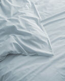 Manon King Size %100 Pamuk Ranforce Düz Nevresim - Mavi
