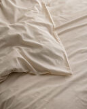 Manon King Size %100 Pamuk Ranforce Düz Nevresim - Bej