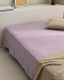 Manon King Size %100 Pamuk Ranforce Lastiksiz Çarşaf - Açık Mürdüm
