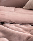 Kaira Tek Kişilik Comforter Set - Pudra