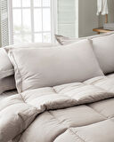 Mona Çift Kişilik Comforter Set - Taş