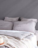 Bobigny Tek Kişilik SuperSoft Comforter Set - Gri