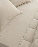 İlus Bambu King Size Comforter Set - Bej