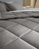 Meleni Tek Kişilik Comforter Set - Kahverengi