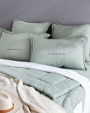 Bobigny Tek Kişilik SuperSoft Comforter Set - Mint Yeşili
