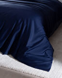 Coyne King Size %100 Pamuk Baskılı Saten Nevresim Takımı - Lacivert