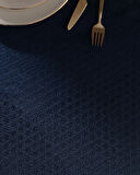 Bourdon Runner - Lacivert - 45x160 cm