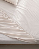 Manon King Size Plus %100 Pamuk Ranforce Lastikli Çarşaf - Taş