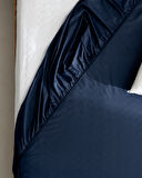 Manon Tek Kişilik %100 Pamuk Ranforce Lastikli Çarşaf - Lacivert