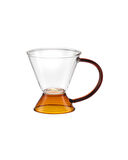 Olivie Borosilikat Cam Fincan - Turuncu - 130 ml