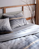 Destry King Size %100 Pamuk Flanel Nevresim Takımı - Gri