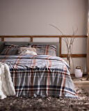 Boussy King Size %100 Pamuk Flanel Nevresim Takımı - Lacivert