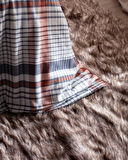 Boussy King Size %100 Pamuk Flanel Nevresim Takımı - Lacivert