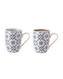 Morris Kupa - Mavi/Beyaz - 360 ml