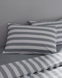 Avignon King Size %100 Pamuk Ranforce Baskılı Nevresim Takımı - Antrasit