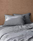 Songe King Size %100 Pamuk Chambre Nevresim Takımı - Açık Gri