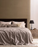 Perigny Çift Kişilik Battaniye - Kahverengi