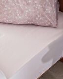 Fiance King Size %100 Pamuk Ranforce Baskılı Nevresim Takımı - Pudra