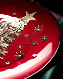 Manarola Servis Tabağı - Kırmızı