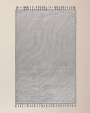 Pluie Rölyef Halı - Gri - 150x230 cm