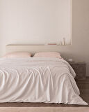 Ciel King Size %100 Pamuk Saten Nevresim - Beyaz