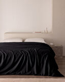 Ciel King Size %100 Pamuk Saten Nevresim - Siyah
