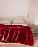 Ciel King Size %100 Pamuk Saten Nevresim - Kırmızı