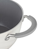 Albus Derin Tencere - Beyaz - 18 cm