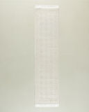 Laura Saçaklı Halı - Krem - 80x300 cm