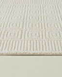 Laura Saçaklı Halı - Krem - 80x300 cm
