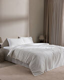 Eolya King Size %100 Pamuk Chambre Nevresim Takımı - Beyaz