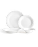 Viola 6 Kişilik 24 Parça Yemek Takımı - Beyaz/Silver