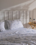 Tiny Çift Kişilik Pamuklu Ecocell Baskılı Pike Takımı - Mavi