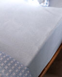 Klaw King Size %100 Pamuk Ranforce Baskılı Nevresim Takımı - Mavi