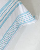 Caresse Çift Kişilik Pamuklu Ecocell Baskılı Pike - Turkuaz