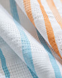 Caresse Çift Kişilik Pamuklu Ecocell Baskılı Pike - Turkuaz